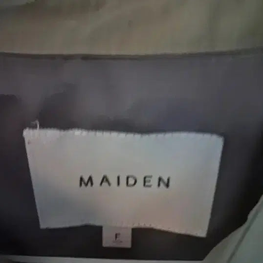 [BUNJANG] Maiden Beige Windbreaker Jacket / maiden 블루종 바람막이 베이지 프리사이즈