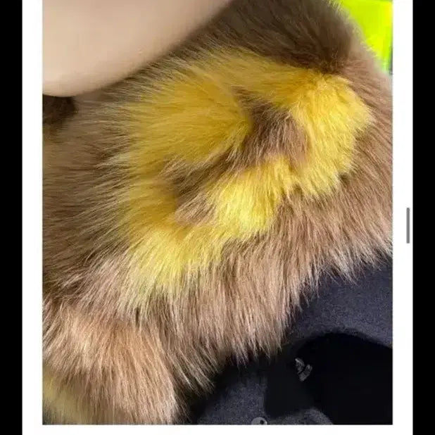 [BUNJANG] Lucky Chouette Real Saga Fox Fur Scarf / 럭키슈에뜨 리얼사가폭스 퍼 목도리(새상품)