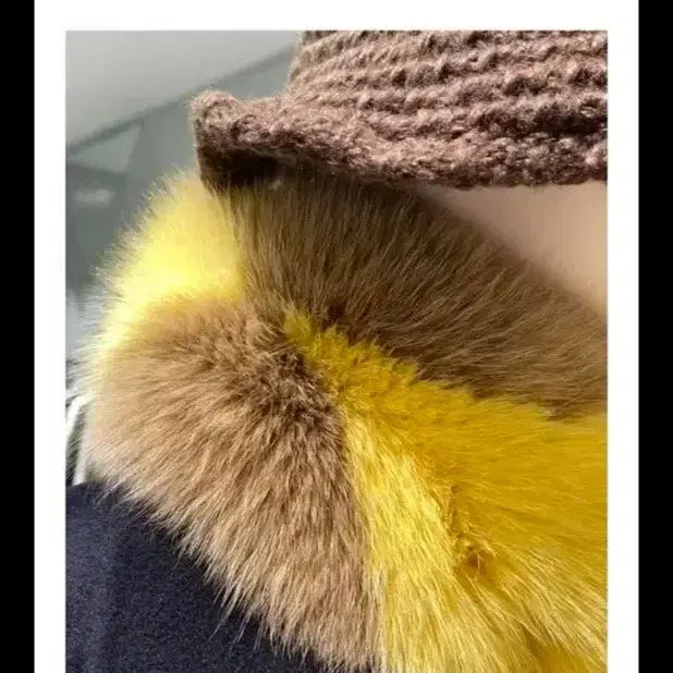 [BUNJANG] Lucky Chouette Real Saga Fox Fur Scarf / 럭키슈에뜨 리얼사가폭스 퍼 목도리(새상품)
