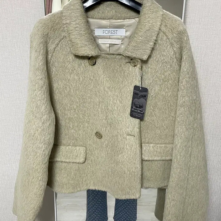 [BUNJANG] Forest Sohu Alpaca Jacket Short Coat / (새상품) 포레스트 소호 알파카 자켓 숏코트