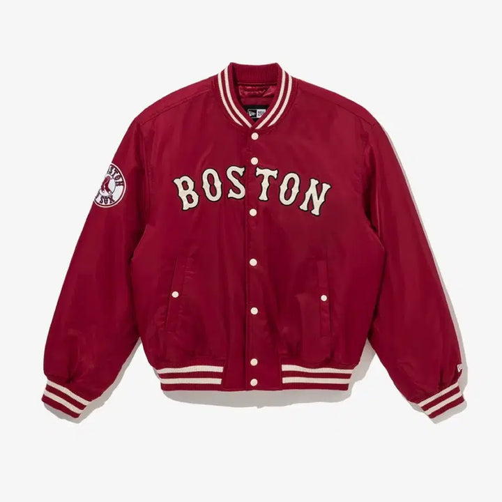 [BUNJANG] MLB Boston Red Sox Stadium Jacket / [2XL]뉴에라 MLB 보스턴 레드삭스 스타디움 자켓 바시티 다크 레드