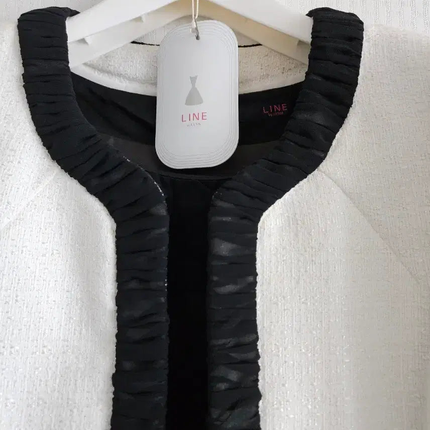 [BUNJANG] LINE Tweed Dress 55 / LINE 트위드 정장원피스 55(예복)