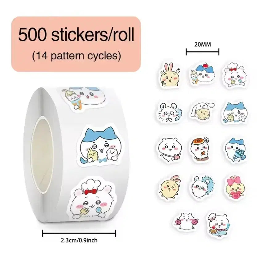 [BUNJANG] Chikawa Monzjakwi Sticker / 100장) 치이카와 먼작귀 다꾸  스티커