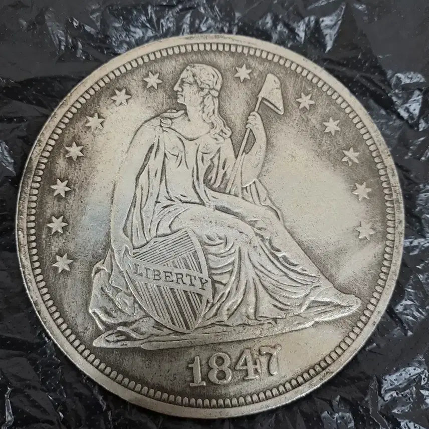 [BUNJANG] Liberty Coin 1847 Antique Item / 1847년 Liberty  주화