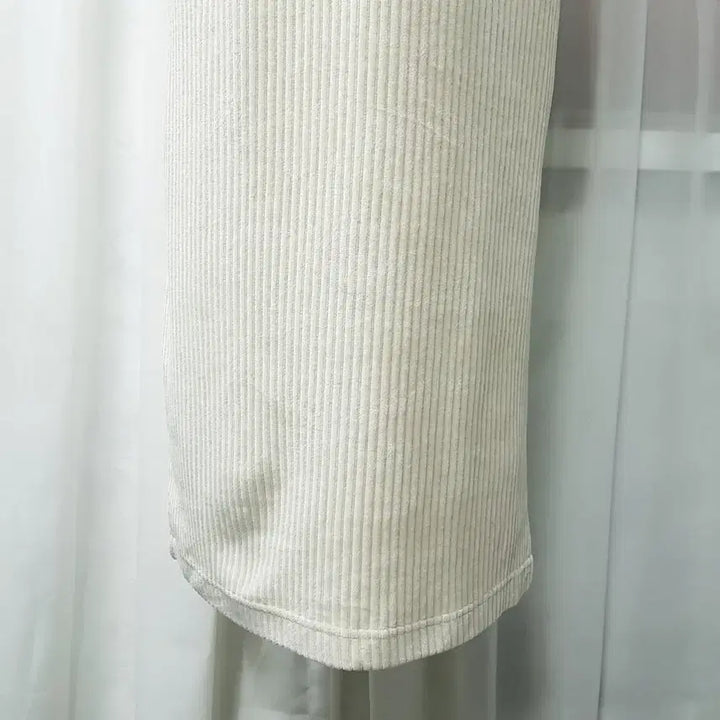 [SOLD OUT] 빈티지 밴딩 페미닌 H라인 트임 골지 니트 롱 스커트 여M C1168