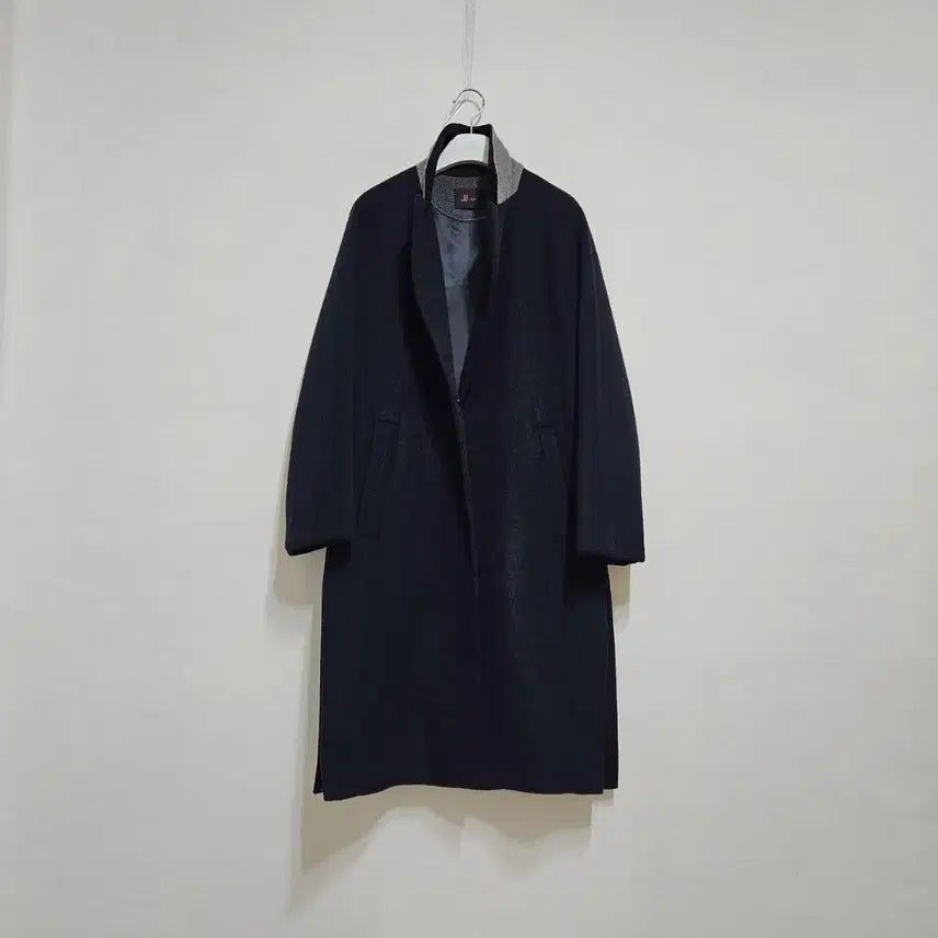 [BUNJANG] JJ JIGOTT Long Slit Wool Coat / JJ지고트 슬릿 롱코트