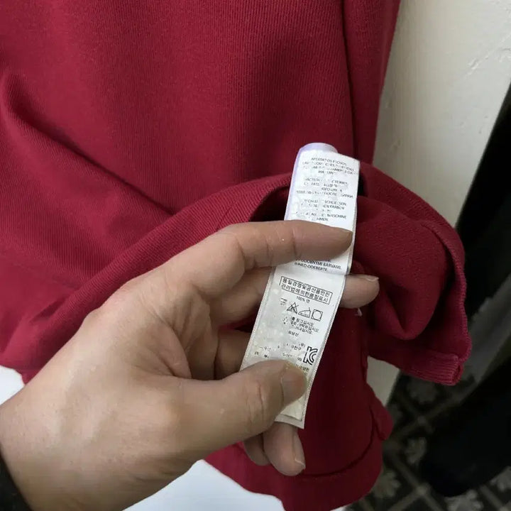 [BUNJANG] Polo Ralph Lauren Red Half-Zip Knit Sweater / 15816 - 폴로 랄프로렌 레드 반집업 니트