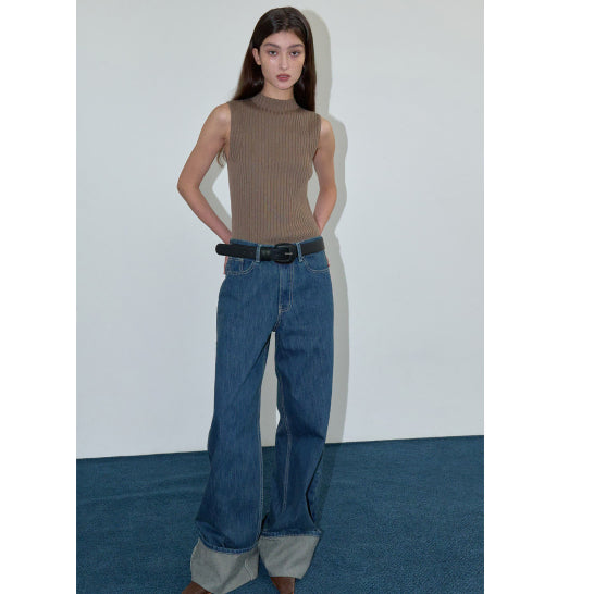 [BUNJANG] LOWTEAL Roll-up Denim Pants (S) / LOWTEAL 롤업 데님 팬츠 (S)