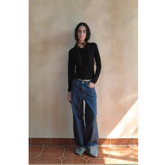 [BUNJANG] LOWTEAL Roll-up Denim Pants (S) / LOWTEAL 롤업 데님 팬츠 (S)