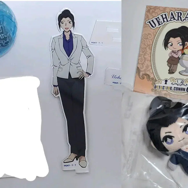 [BUNJANG] Detective Conan Yui Uehara Acrylic Stand Figure Set / 명탐정코난 우에하라 유이 쿠지 누이 아크릴 판매