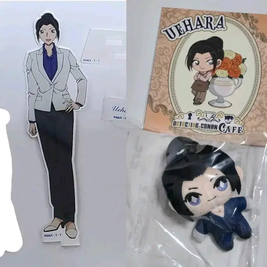 [BUNJANG] Detective Conan Yui Uehara Acrylic Stand Figure Set / 명탐정코난 우에하라 유이 쿠지 누이 아크릴 판매