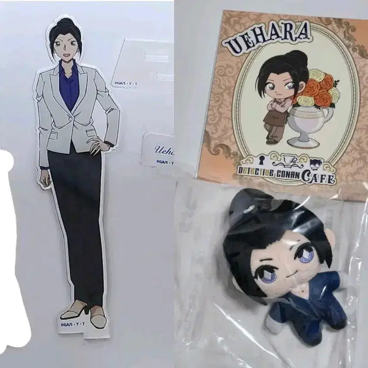 [BUNJANG] Detective Conan Yui Uehara Acrylic Stand Figure Set / 명탐정코난 우에하라 유이 쿠지 누이 아크릴 판매