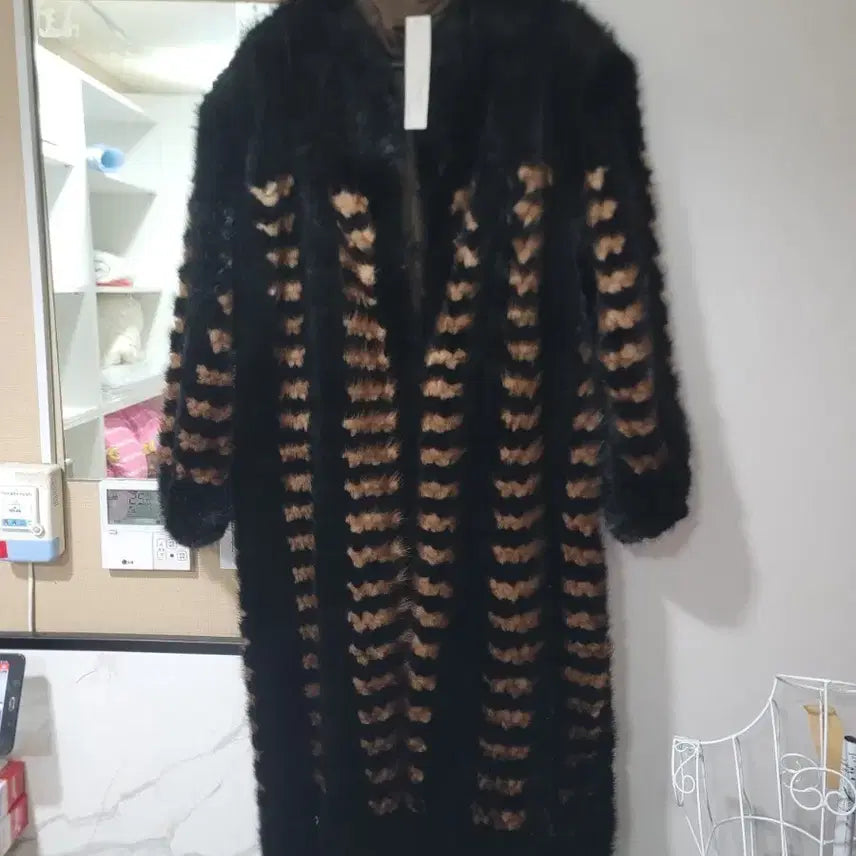 [BUNJANG] Mink Herringbone Long Coat 77 / 밍크 헤링본 롱코트 개성멋진스타일 77 가격흥정합니다