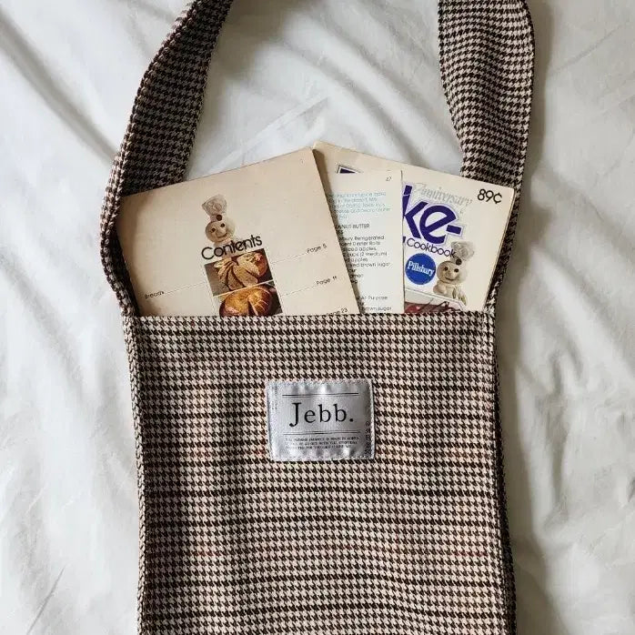 [BUNJANG] Jebb Houndstooth Eco Bag / jebb(젭) 하운드투스 에코백 팝니다 :)