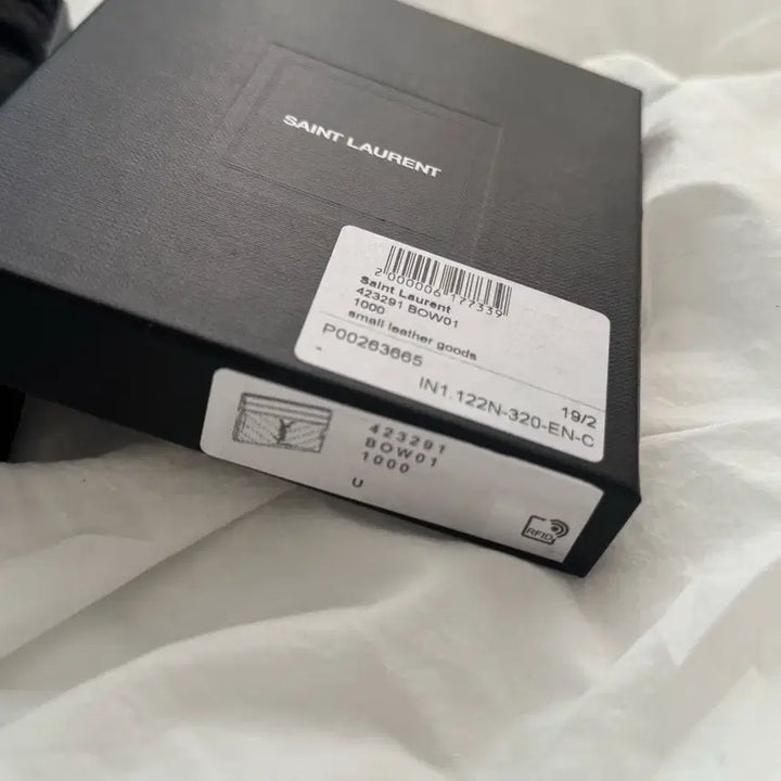 [BUNJANG] Saint Laurent Matelassé Card Holder Gold Black / 생로랑 마틀라쎄 카드 지갑 홀더 금장 블랙