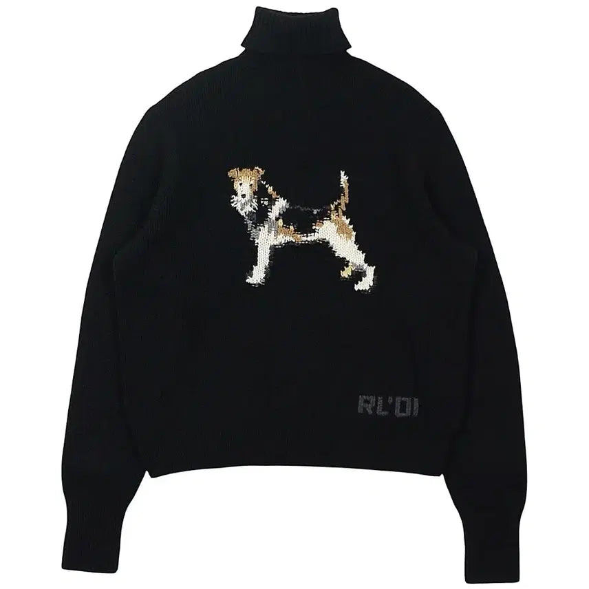 [BUNJANG] Polo Ralph Lauren 2001 Lambswool Turtleneck Knit Sweater Vintage / 2001 폴로랄프로렌 도그 램스울 터틀넥 니트 스웨터 빈티지