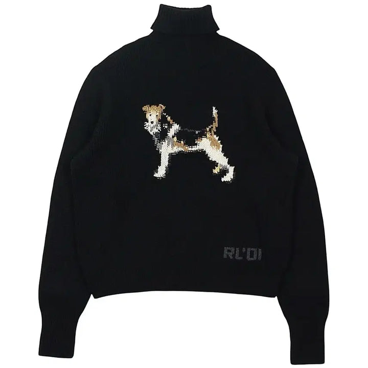 [BUNJANG] Polo Ralph Lauren 2001 Lambswool Turtleneck Knit Sweater Vintage / 2001 폴로랄프로렌 도그 램스울 터틀넥 니트 스웨터 빈티지