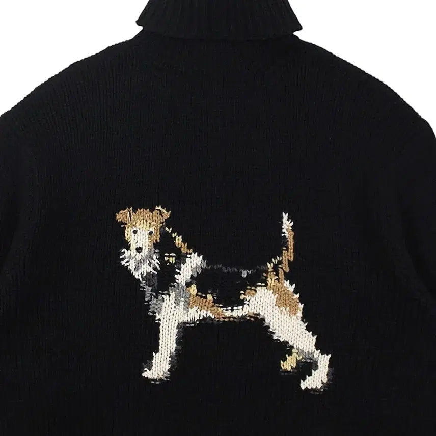 [BUNJANG] Polo Ralph Lauren 2001 Lambswool Turtleneck Knit Sweater Vintage / 2001 폴로랄프로렌 도그 램스울 터틀넥 니트 스웨터 빈티지