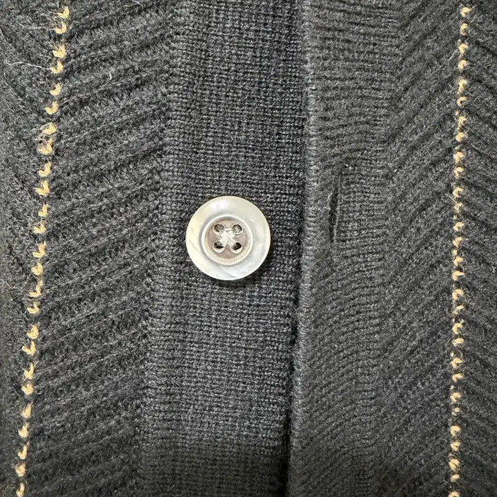 [BUNJANG] Supreme Stripe Knit Cardigan Black L / 슈프림 스트라이프 니트 가디건 블랙 L