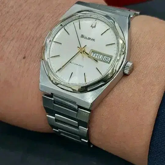 [BUNJANG] Bulova Automatic Octagonal Bezel Watch / 부로바 특이베젤 자동 뻐뻐시타입 (젠타케이스)