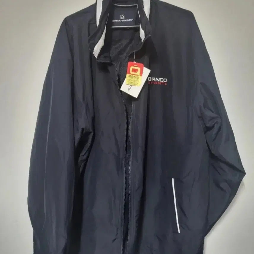 [BUNJANG] Bando Sports Windbreaker Jacket Black (Size 105) / 반도스포츠 바람막이 자켓 블랙 새상품105