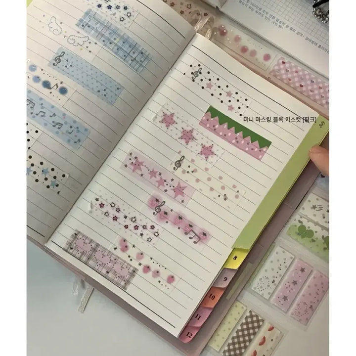 [BUNJANG] WayV Tiny Masking Block & Kiss Cut / 띵) 웨이투페치 미니 마스킹 블록, 타이니 마스킹 블록, 행운주의 키스컷