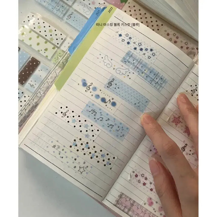 [BUNJANG] WayV Tiny Masking Block & Kiss Cut / 띵) 웨이투페치 미니 마스킹 블록, 타이니 마스킹 블록, 행운주의 키스컷