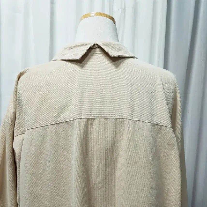 [BUNJANG] Corduroy Oversized Shirt / 빈티지 골덴 박시 모리걸 하구미룩 코듀로이 긴팔 셔츠 여F C1198