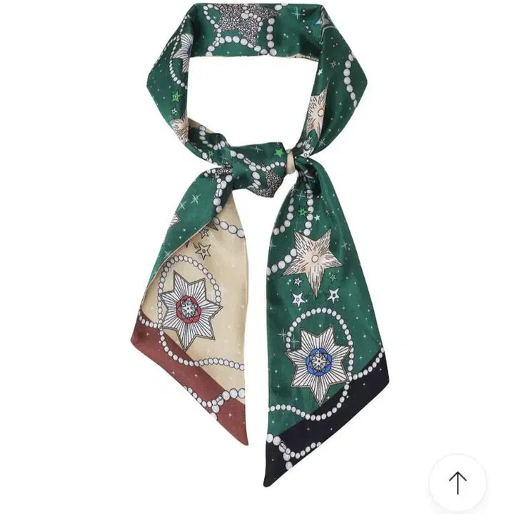 [BUNJANG] Izzatbaba Silk Twilly Scarf / 새상품)아이잗바바 양면 실크 스카프