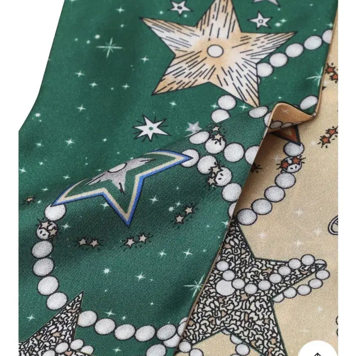 [BUNJANG] Izzatbaba Silk Twilly Scarf / 새상품)아이잗바바 양면 실크 스카프