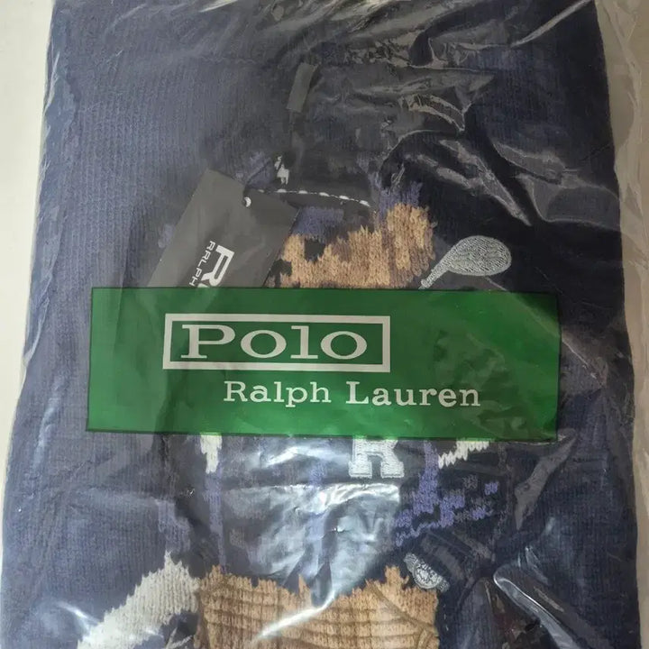 [BUNJANG] RLX Ralph Lauren Bear Knit Navy XL / RLX 랄프로렌  베어 니트 네이비 XL (새상품)