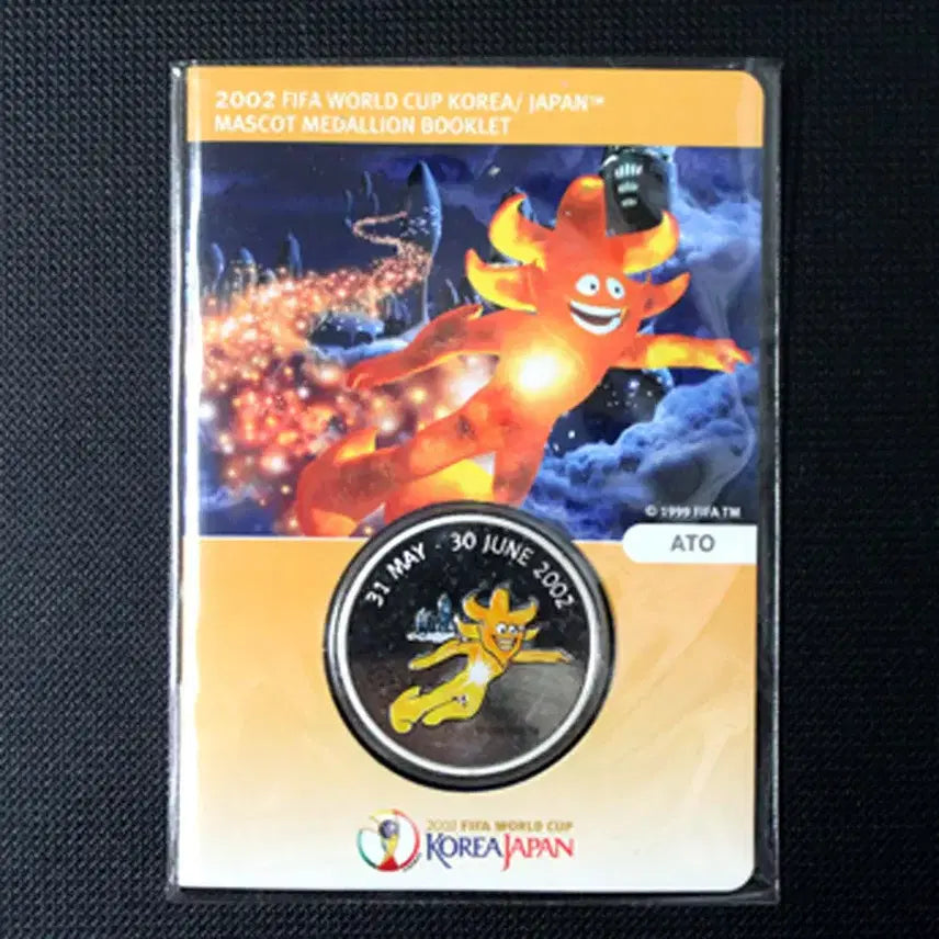 [BUNJANG] 2002 Korea-Japan World Cup ATO Commemorative Coin / 2002년 한일 월드컵 마스코트 ATO 기념주화  미사용