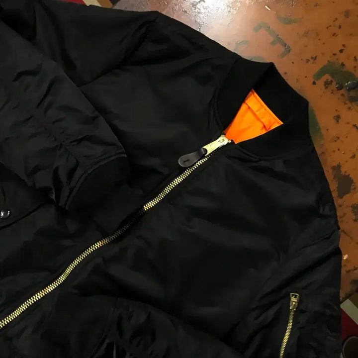 [BUNJANG] Alpha Industries MA-1 Flight Jacket / 알파인더스트리 블랙 Ma1 항공 점퍼 자켓 여성 55 66 남성 97