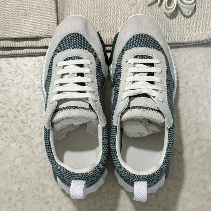 [BUNJANG] Hermes Bouncing Verre De Blanc Sneakers / (새상품급) 에르메스 바운싱 베르도으블랑 36