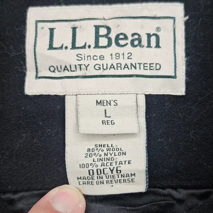 [BUNJANG] L.L.Bean Black Wool Blouson Jacket - Size L / [최종할인] 90' L.L.BEAN 블랙 울 블루종 자켓 L 107