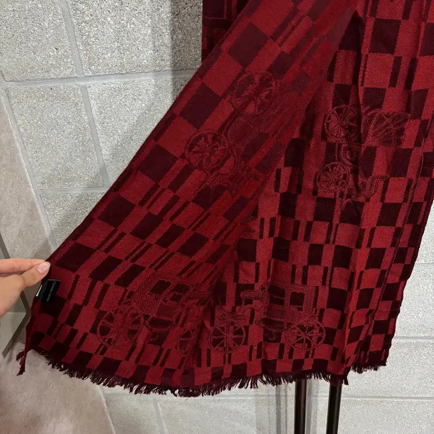 [BUNJANG] Christian Lacroix Wool Scarf / 크리스찬 라크르 와 모 머플러(SC114 목도리 울