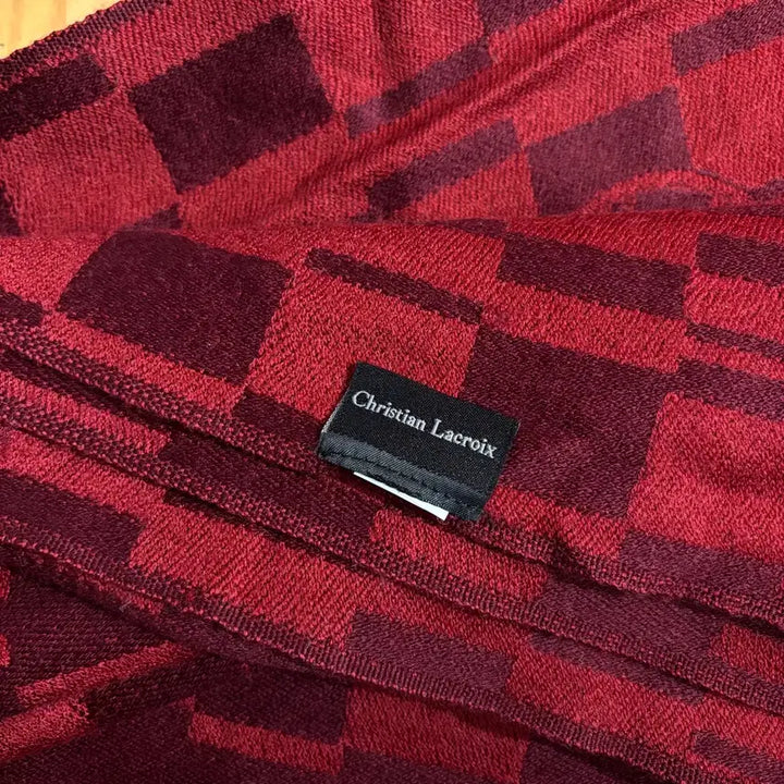 [BUNJANG] Christian Lacroix Wool Scarf / 크리스찬 라크르 와 모 머플러(SC114 목도리 울