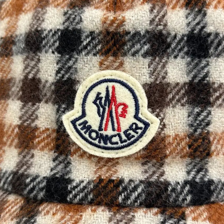 [BUNJANG] Moncler Check Pattern Wool Ball Cap / [OS]몽클레어 체크패턴 울 볼캡