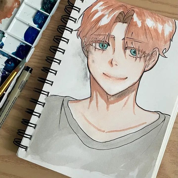 [BUNJANG] Custom Portrait Illustration / 손그림 그려 드립니다