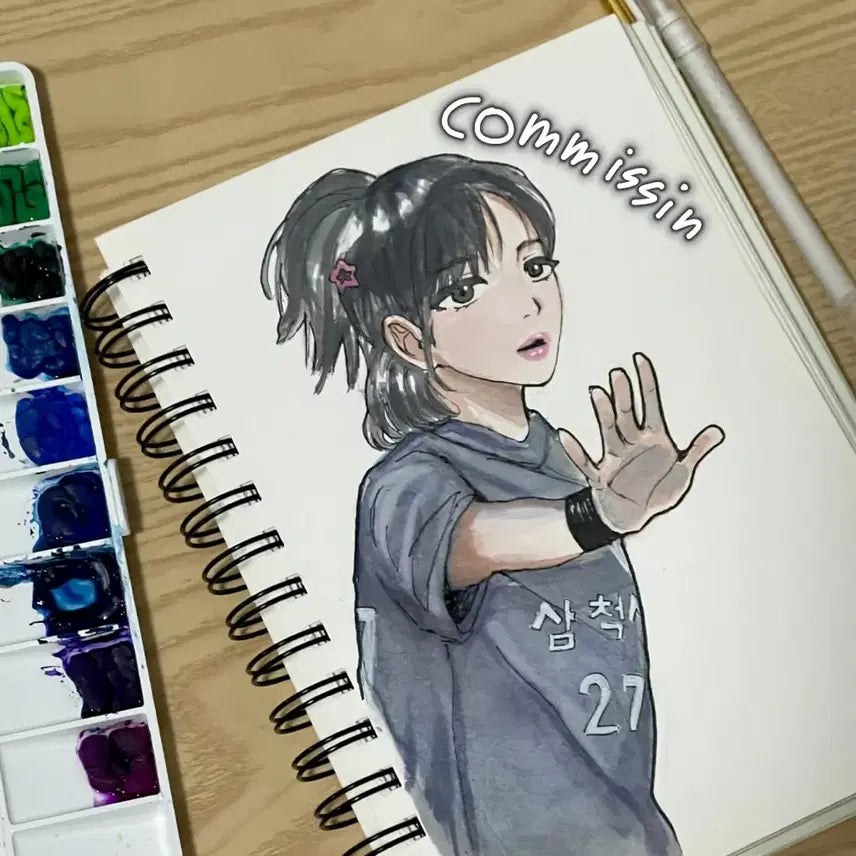 [BUNJANG] Custom Portrait Illustration / 손그림 그려 드립니다