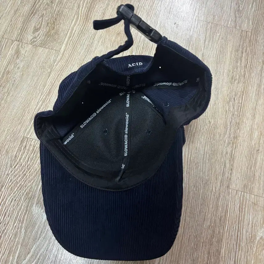 [BUNJANG] Slow Acid Buckle Cap Navy / 슬로우애시드 X버클캡 네이비