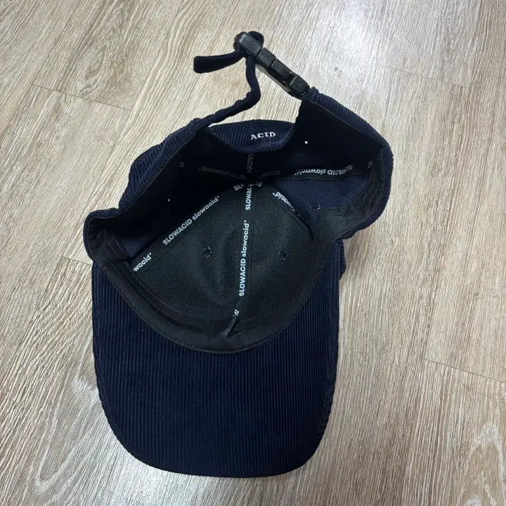 [BUNJANG] Slow Acid Buckle Cap Navy / 슬로우애시드 X버클캡 네이비