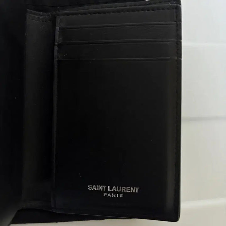 [BUNJANG] Saint Laurent Crocodile Organizer Full Package / [한정판] 생로랑 크로커다일 오거나이저 은장 블랙 풀박스