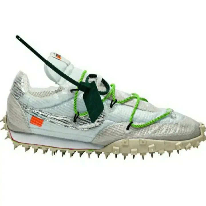[BUNJANG] Nike Off-White Waffle Racer White Green (Size US 11) / 나이키 오프화이트 와플레이서 흰초 280사이즈 w295