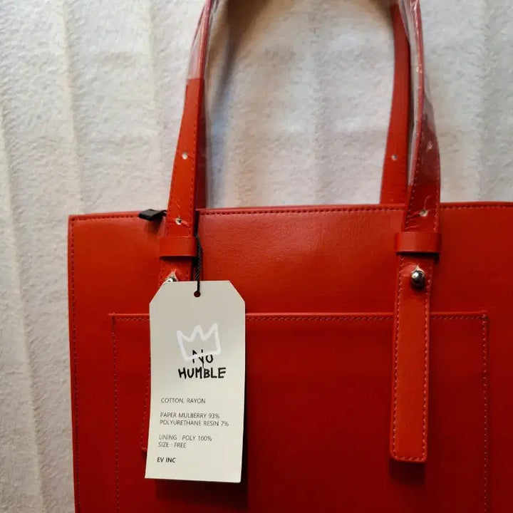 [BUNJANG] Humble Red Tote Bag / Humble 레드 토트백
