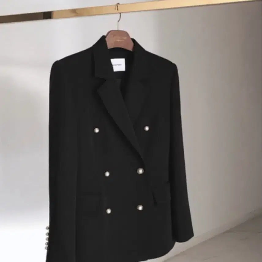 [BUNJANG] RoseFactory Stitch Jacket S Black Pearl Button / 로즈팩토리 스티치 자켓 S 진주 버튼 블랙 아네로즈 시에 로즈니 로아르