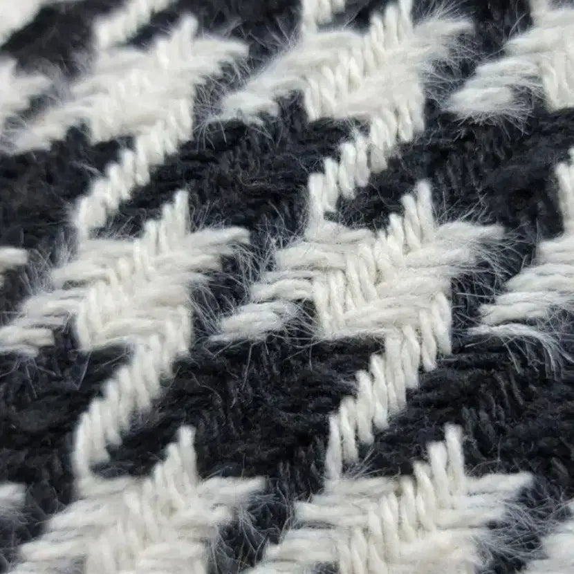 [BUNJANG] Houndstooth Sailor Collar Tweed Coat / 하운드투스 세일러카라 트위드 코트