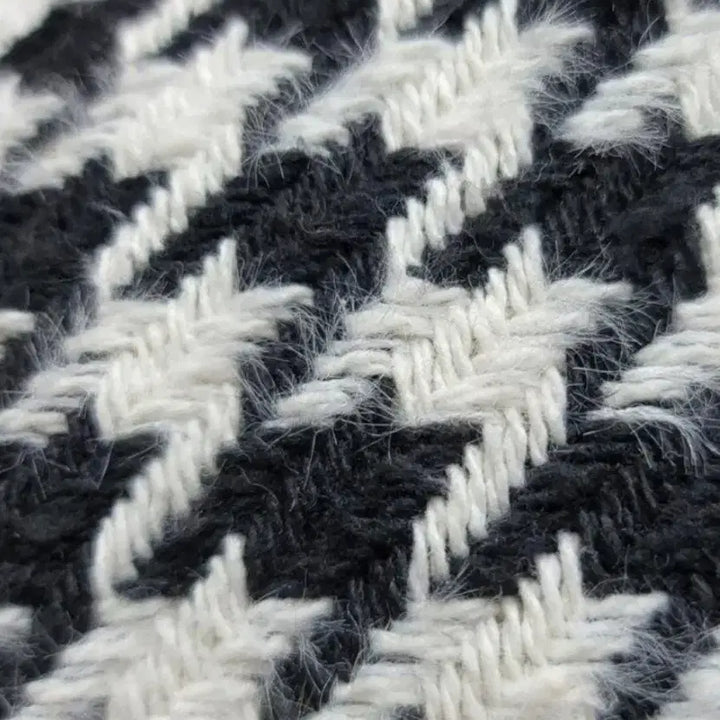 [BUNJANG] Houndstooth Sailor Collar Tweed Coat / 하운드투스 세일러카라 트위드 코트