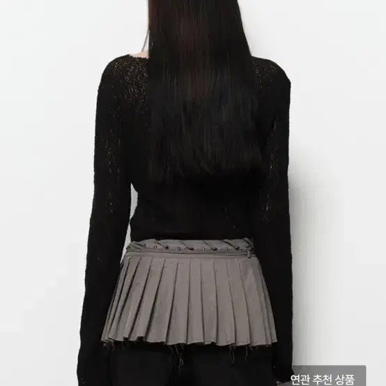 [BUNJANG] Diagonal Lace Top / 다이애그널 레이스탑 새상품