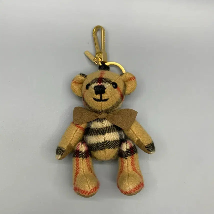 [BUNJANG] Burberry Check Bear Keyring / 267000020 버버리 체크 곰돌이 키링